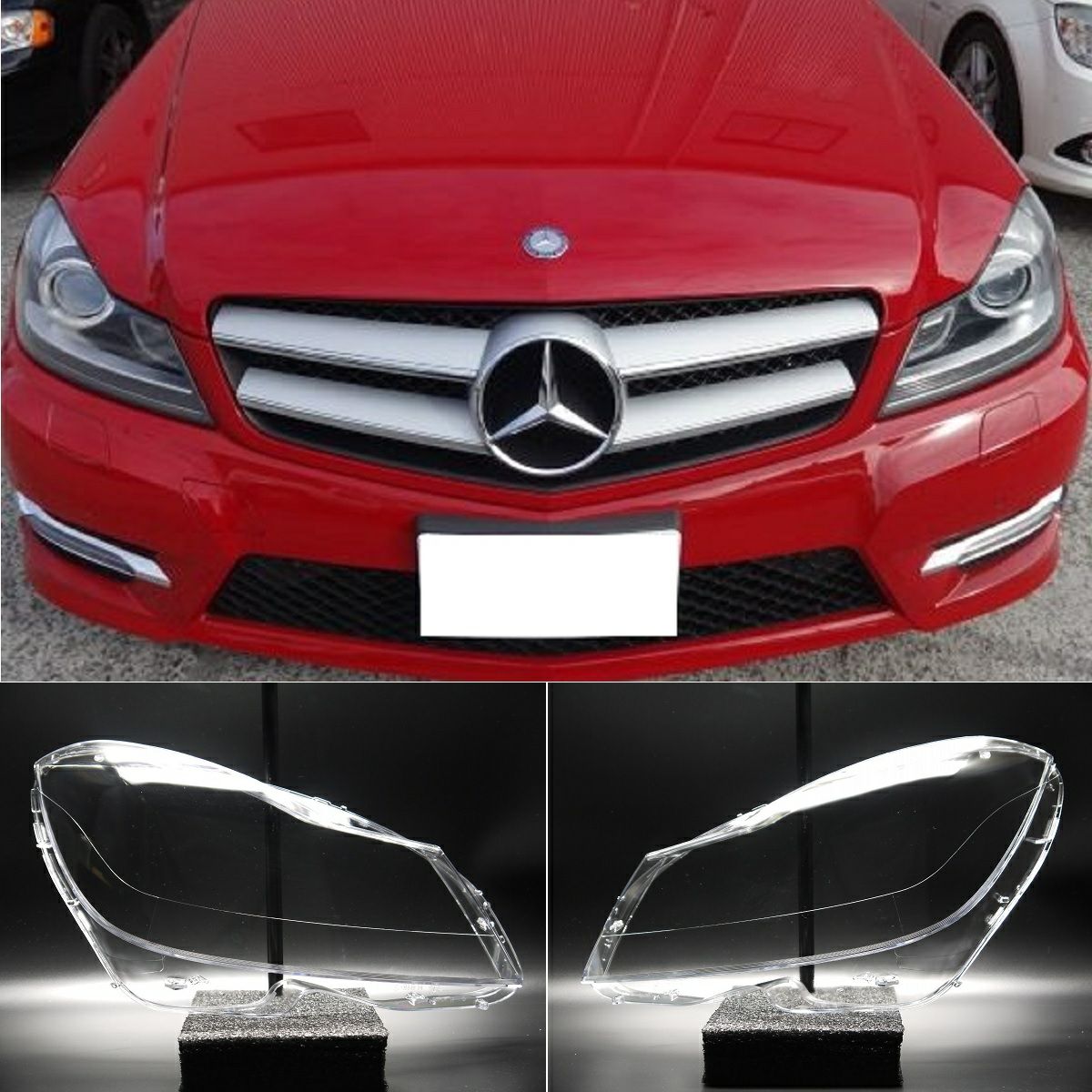 M・ベンツ W205 Cクラス LED 左ヘッドライト 純正 中古 即決