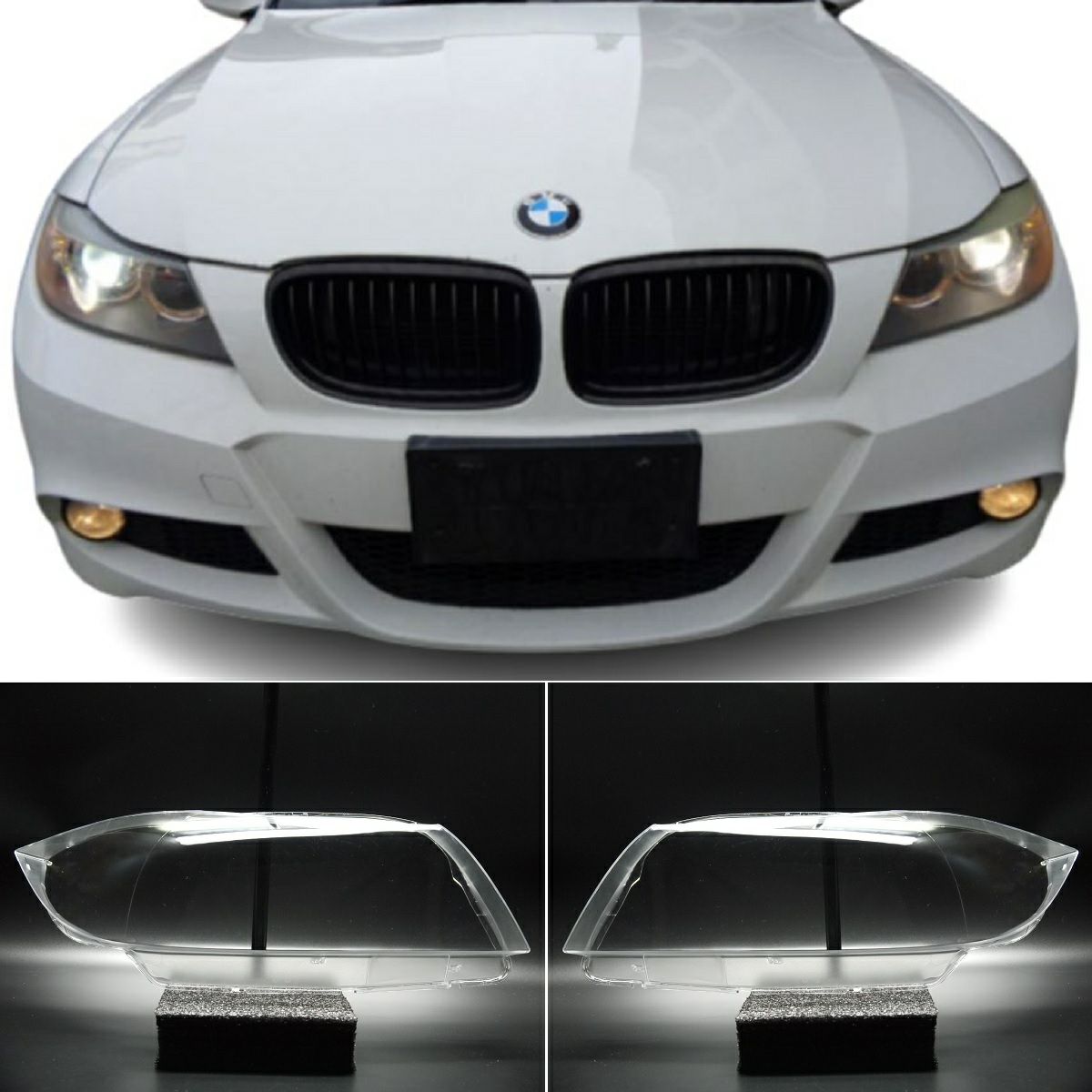 E90 / E91 ヘッドライトレンズ 3シリーズ BMW